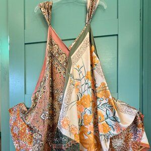 Tiny Brand Silk Like Handkerchief Dress